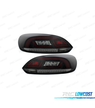 FANALI VOLKSWAGEN VW SCIROCCO III 08-14 LITEC NERO AFFUMICATO