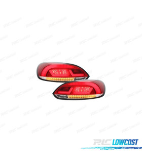 FANALI VOLKSWAGEN VW SCIROCCO III 08-14 CARDNA CON FRECCIA A LED DINAMICA ROSSI