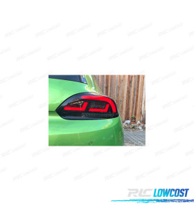 FANALI VOLKSWAGEN VW SCIROCCO III 08-14 CARDNA CON FRECCIA A LED DINAMICA NERO FUMÉ