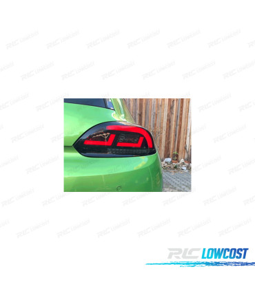 FANALI VOLKSWAGEN VW SCIROCCO III 08-14 CARDNA CON FRECCIA A LED DINAMICA NERO FUMÉ