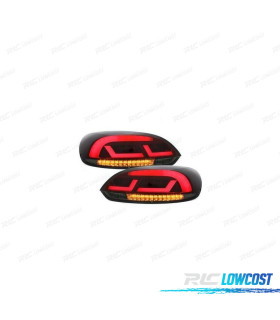 FANALI PER VOLKSWAGEN VW SCIROCCO III 08-14 CARDNA ROSSO AFFUMICATO