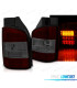 FANALI PER VOLKSWAGEN VW T5 TRANSPORTER 03-09 2P LED ROSSO AFFUMICATO