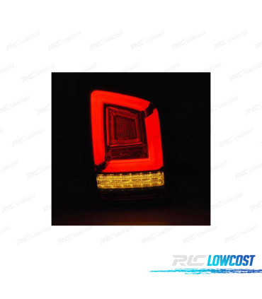 FANALI PER VOLKSWAGEN VW T5 10-15 NERI FULL LED DINAMICI