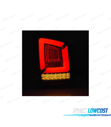 FANALI PER VOLKSWAGEN VW T5 10-15 2P FULL LED DINAMICI ROSSO CHIARO