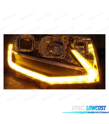 FARI VOLKSWAGEN VW T6 15-19 LUCE A TUBO SEQUENZIALE