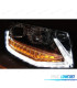 FARI PER VOLKSWAGEN VW T6 15-19 TRU DRL CON FRECCE A LED DINAMICI CRISTALLO