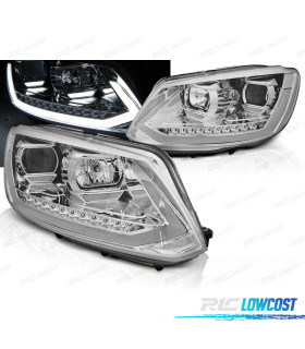 FARI PER VOLKSWAGEN VW TOURAN II 10-15 TRU DRL CON FRECCIA DINAMICA A LED