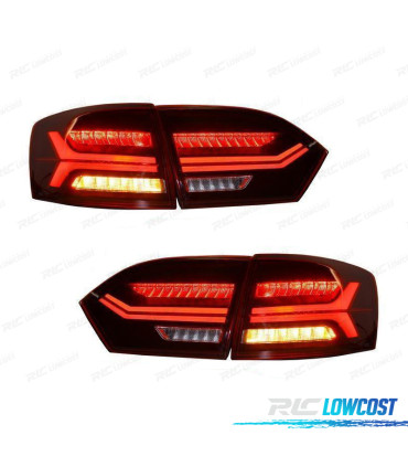 FANALI PER VOLKSWAGEN VW JETTA MK6 12-14 INDICATORE DI DIREZIONE A LED DINAMICO