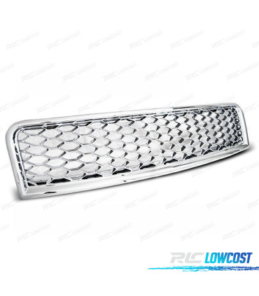 GRIGLIA PER AUDI A4 B6 00-04 LOOK RS CROMATO