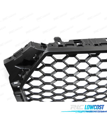 GRIGLIA PER AUDI A4 B9 15-19 LOOK RS NERO OPACO