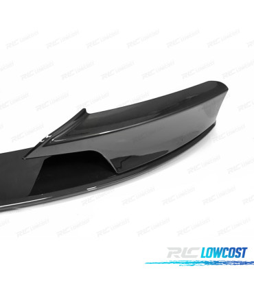 SPOILER LIP ANTERIORE BMW F30 F31 LOOK M PERFORMANCE NERO LUCIDO