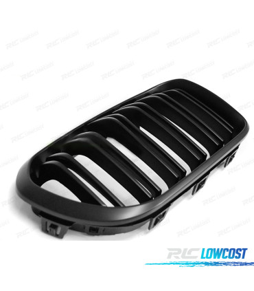 GRIGLIE BMW F20 F21 15-18 NERO OPACO DOPPIA LAMA
