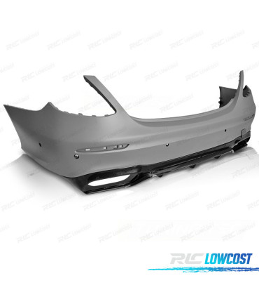 PARAURTI POSTERIORE MERCEDES W213 16-19 LOOK AMG PDC