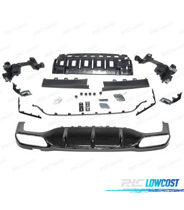 PARAURTI POSTERIORE MERCEDES W213 16-19 LOOK AMG PDC