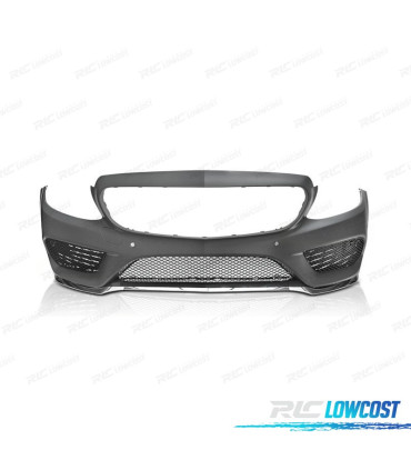PARAURTI ANTERIORE PER MERCEDES CLASSE C W205 14-18 LOOK AMG PDC