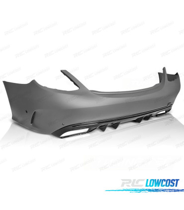 PARAURTI POSTERIORE MERCEDES W205 CLASSE C 18-21 LOOK AMG C43 PDC