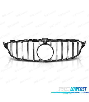 GRIGLIA PER MERCEDES W205 18-21 LOOK GTR NERO CROMATO