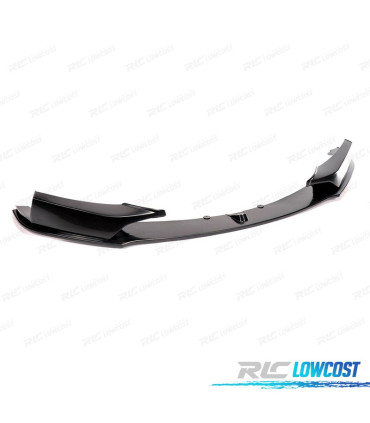 SPOILER LIP ANTERIORE BMW F20 F21 11-15 LOOK M PERFORMANCE NERO LUCIDO