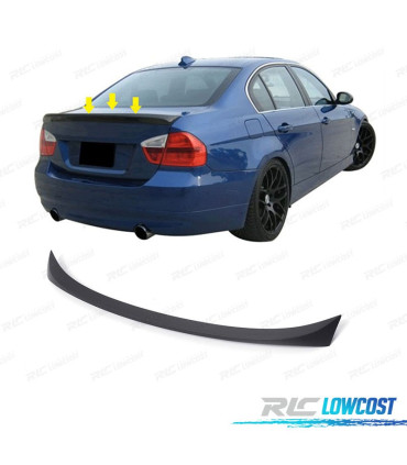 SPOILER BMW E90 05-12 LOOK M NEGRO MATE
