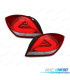 FANALI OPEL ASTRA H GTC 05-10 CARDNA LED ROSSO ARGENTO TRASPARENTE