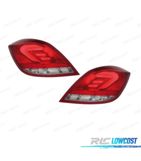 FANALI OPEL ASTRA H 05-10 CARDNA LED ROSSO TRASPARENTE