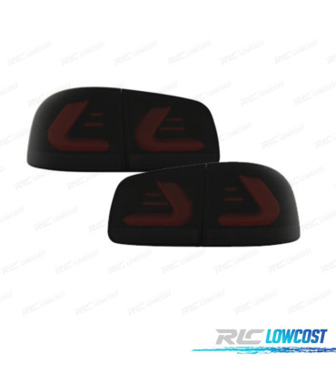 FANALI VOLKSWAGEN VW TOUAREG I 7L 02-10 CARDNA LED NERO AFFUMICATO