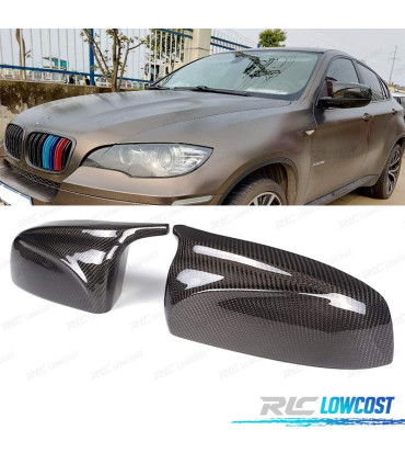 CARCASSE SPECCHIO BMW X5 E70 X6 E71 08-13 LOOK IN CARBONIO