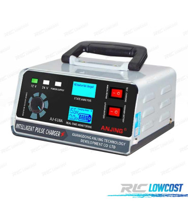 CARICATORE PER BATTERIE 12v 24v AUTO MOTO BARCA