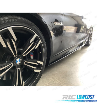 AGGIUNTE PEDANE PER BMW SERIE 5 F10 F11 M PERFORMANCE 10-17 NERO LUCIDO