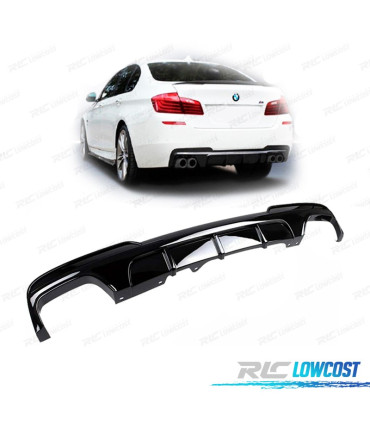 DIFFUSORE BMW F10 F11 10- LOOK M PERFORMANCE NERO LUCIDO