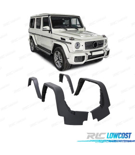 KIT CARROZZERIA MERCEDES CLASSE G W463 LOOK AMG G65 PDC PARAURTI ANTERIORE 4 PARAFANGHI
