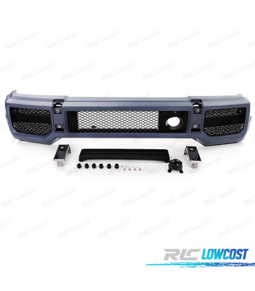 KIT CARROZZERIA MERCEDES CLASSE G W463 LOOK AMG G65 PDC PARAURTI ANTERIORE 4 PARAFANGHI