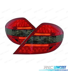 FANALI MERCEDES SLK R171 04-11 LED ROSSO AFFUMICATO