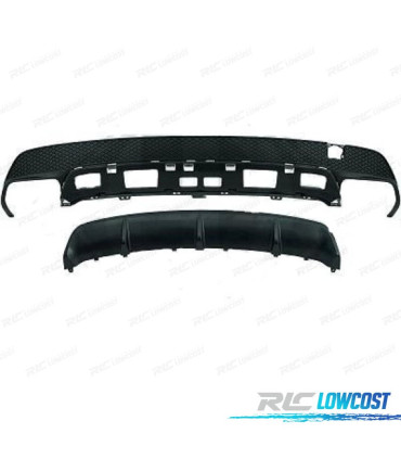 DIFFUSORE MERCEDES CLA C117 13-16 LOOK CLA45 AMG LINE DOPPIA USCITA