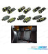 KIT 13 LAMPADE LED INTERNE PER SEAT LEON MK1 1 M 1M1 HATCHBACK 99-06