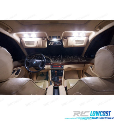 KIT 19 LAMPADE LED INTERNE BMW E39 SERIE 5 SEDAN 520I 535I 525I 528I 530I 540I M5 96-03