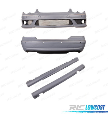 KIT CARROZZERIA PARAURTI E MINIGONNE LOOK AMG PER MERCEDES CLK 200-500 W209 C209 02-09