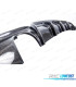 DIFFUSORE PER BMW F30 F31 11-15 LOOK M-PERFORMANCE IN CARBONIO DOPPIA USCITA