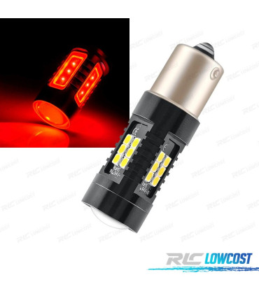 LAMPADA LED P21W ROSSA CANBUS