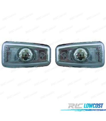 FRECCIE LATERALI PER CITROEN SAXO PEUGEOT 106 306 VETRO CHIARO CROMATO