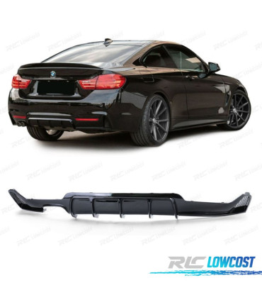 DIFFUSORE BMW F32 F33 F36 13-20 LOOK M PERFORMANCE NERO LUCIDO