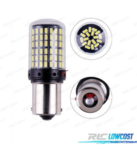 2 LAMPADE LED BIANCHE BA15S 60W