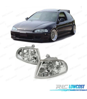 FRECCIE ANTERIORI HONDA CIVIC 91-95 FONDO CROMATO