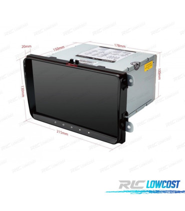 RADIO GPS ANDROID 10 QUAD CORE 16GB ROM 9 POLLICI