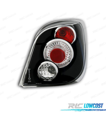 FANALI PER FORD FIESTA MK3 89-95 SFONDO NERO