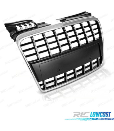 GRIGLIA AUDI A4 B7 04-07 LOOK S LINE CROMATO