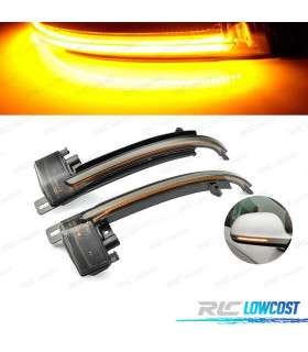 FRECCIE SPECCHIO PER AUDI A3 A4 A5 A6 Q3 LED NERO FUMÉ