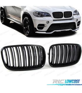 GRIGLIE PER BMW X5 X6 E70 E71 07-14 ASPECTO M NERO LUCIDO