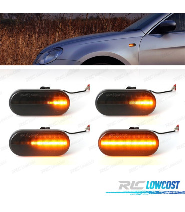 FRECCIE LATERALI A LED DINAMICI FUMÉ PER VOLKSWAGEN VW SEAT FORD