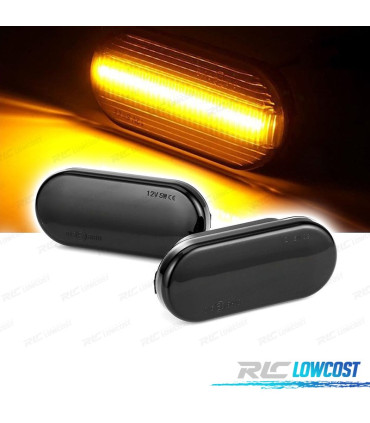 FRECCIE LATERALI A LED DINAMICI FUMÉ PER VOLKSWAGEN VW SEAT FORD